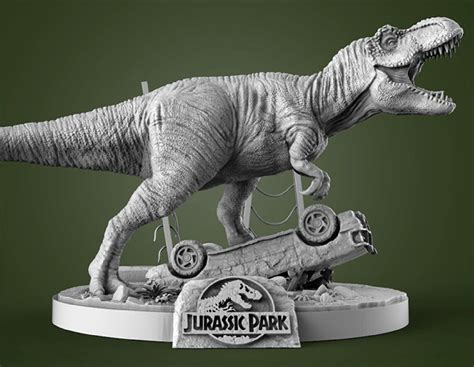 Jurassic Park 25th Anniversary 3D Digital Printing STL File - Etsy