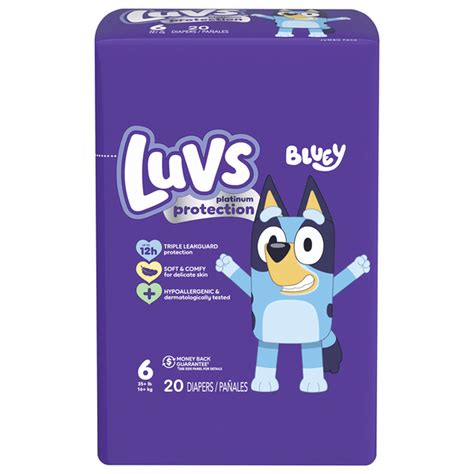Luvs Platinum Protection Baby Diapers, Size 6 (1 ct) Delivery or Pickup ...