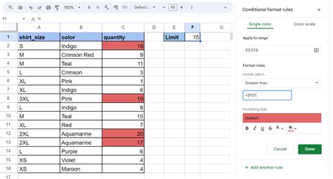 Count Conditional Formatting Google Sheet 的图像结果