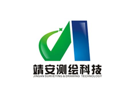 上海靖安测绘科技有限公司企业标志 - 123标志设计网™