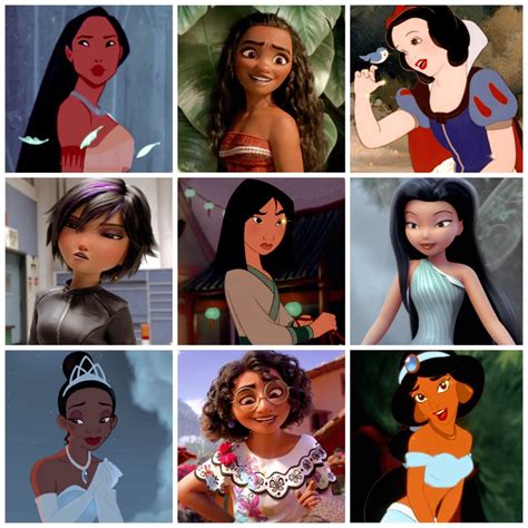 Disney Characters With Black Hair