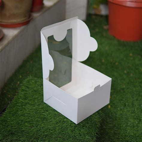 WHITE DUAL WINDOW CAKE BOX – The Cake Case Company