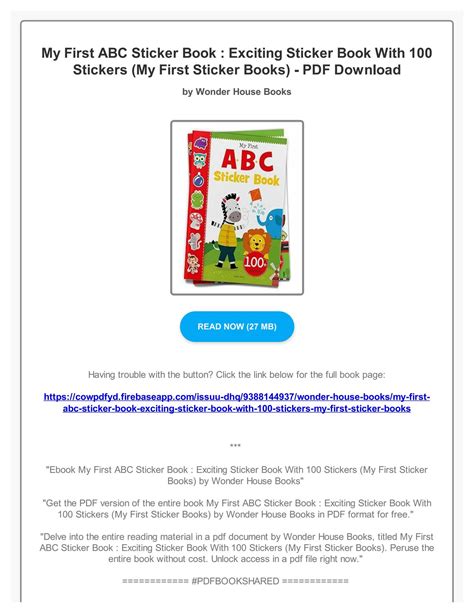 Image result for My First ABC Sticker Book
