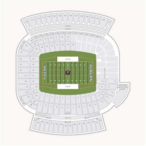 Jordan-Hare Stadium Seating Chart & Seat Views | SeatGeek.ca
