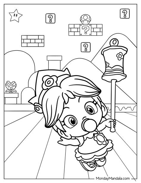 Super Mario Princess Daisy Coloring Pages [2025]