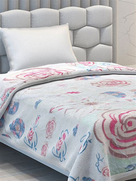 Buy Printed Single Bed Blanket for Mild Winter -2 Ply Online in India ...