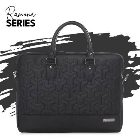 Vaku Luxos ® Ramona 15 inch Laptop Bag Premium Laptop Messenger Sleeve ...