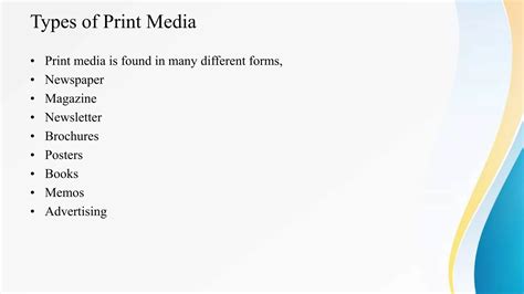Print Media | PPTX