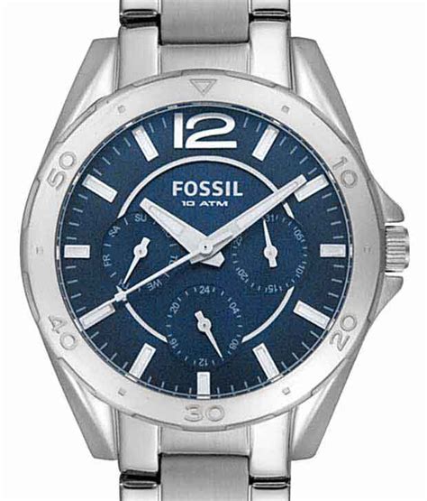 Fossil Sophisticated Blue Watch - Buy Fossil Sophisticated Blue Watch ...