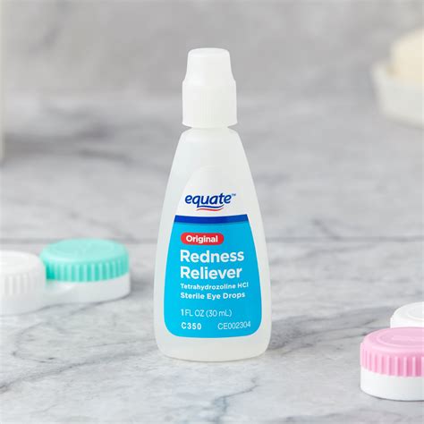 Buy Equate Tetrahydrozoline HCl Original Redness Reliever Eye Drops, 1 ...