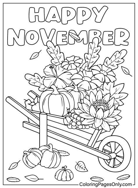 63 November Coloring Pages - ColoringPagesOnly.com