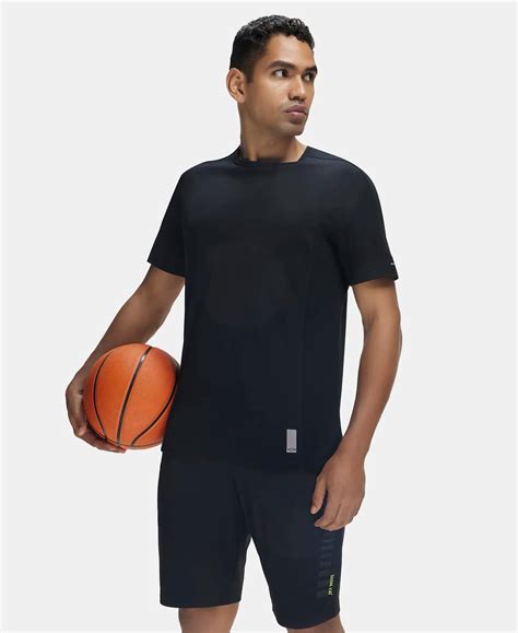 Buy Super Combed Cotton Blend Solid Round Neck Half Sleeve T-Shirt with ...