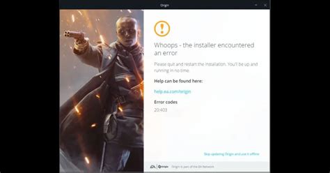 Image result for Fix Origin Error Code 20:403