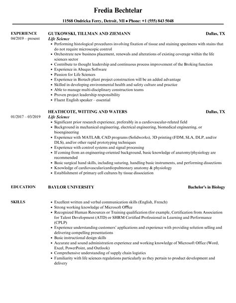 Image result for Life Science Examples