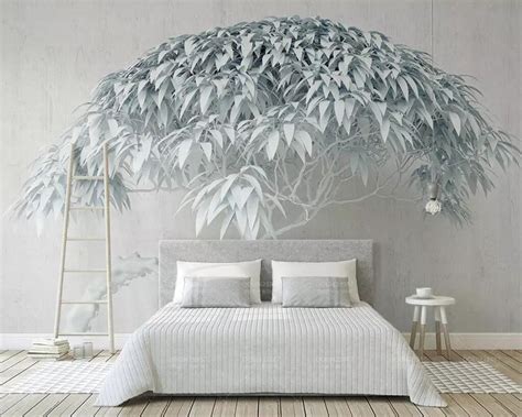 Avikalp Exclusive AWZ0305 3d Wallpaper Creative Tree Stone Background ...