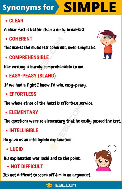 Another Word for “Simple” | 105+ Synonyms for "Simple" with Useful ...