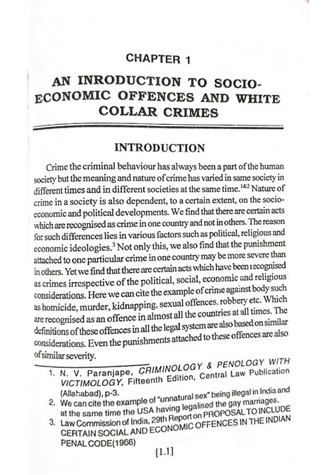 Social Economic offences - Bachelors of Business Administration - Studocu