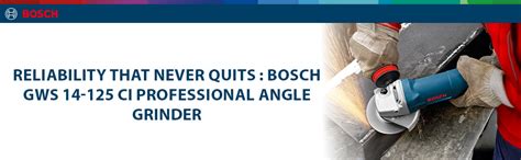 Bosch GWS 14-125 CI Corded Electric Angle Grinder