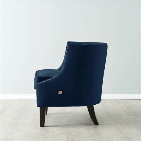Vogue Navy Blue Velvet Chair | Koala Living