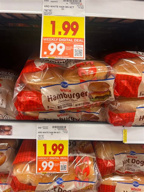 Kroger Hot Dog and Hamburger Buns as low as 99¢! - Kroger Krazy