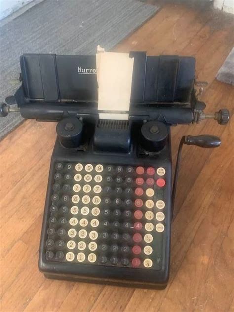 Image result for Burroughs Check Writing Machine