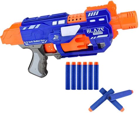 Miss & Chief Manual Blazer Gun with 2 Modes of Firing and 10 Foam ...