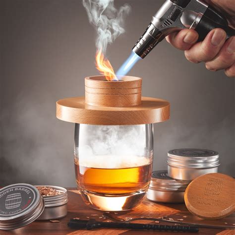 Gifts for Men Cocktail Smoker Kit with Wood Chips and Torch-Old ...