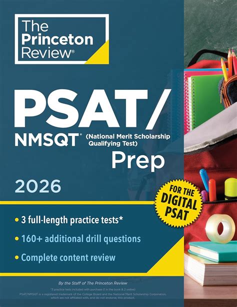 Amazon.com: Princeton Review PSAT/NMSQT Prep, 2026: 3 Practice Tests ...