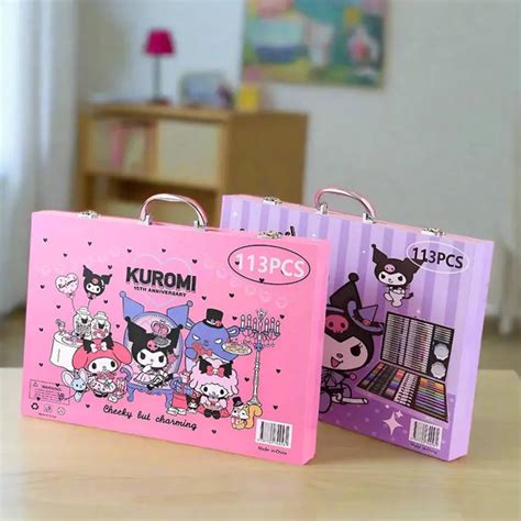 Mischief Masterpiece Kuromi Art Suitcase (113 Pieces)