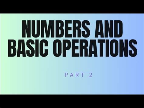 Image result for PSC Maths Numbers Operations