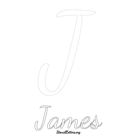 James In Cursive