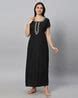 Buy Black Nightshirts&Nighties for Women by QUIRA Online | Ajio.com