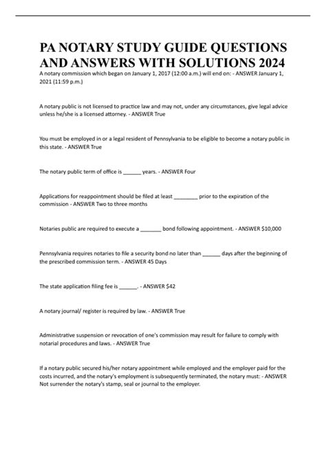 Image result for Notary Study Guide