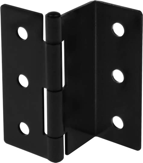 Buy 6PCS 3" Half-Surface Hinges Chest Hinges, Black Offset Door Hinge 1 ...