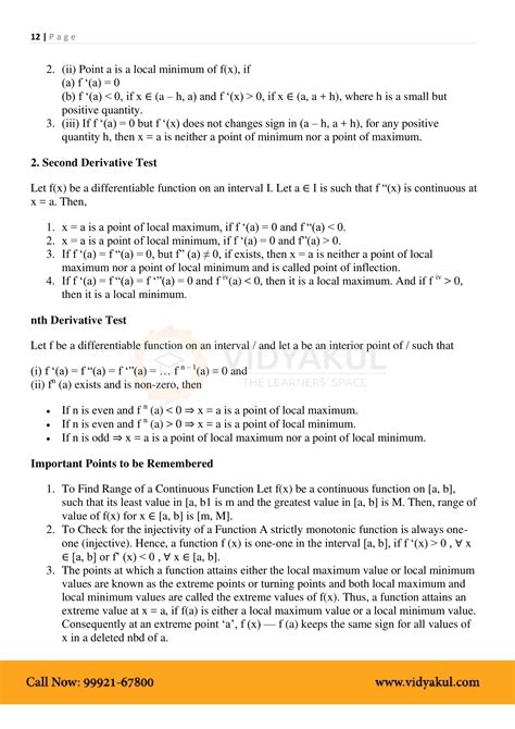 Image result for Application of Derivatives Class 12 Mind Map