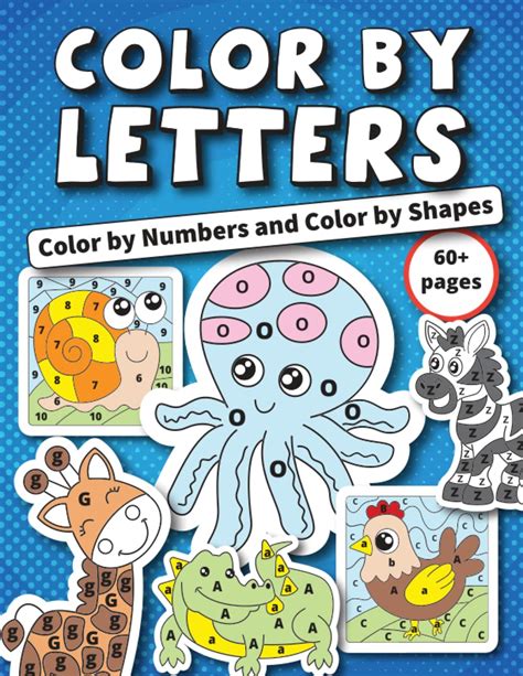 Color By Letters Color By Numbers And Color By Shapes | Desertcart INDIA