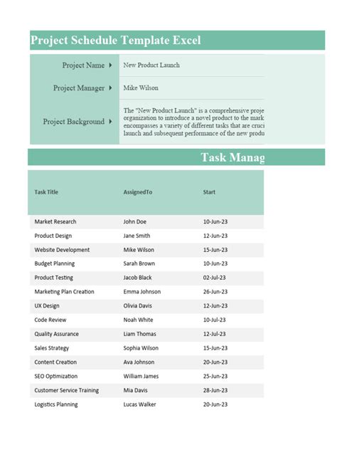 Project Schedule Schedule Excel Microsoft 的图像结果