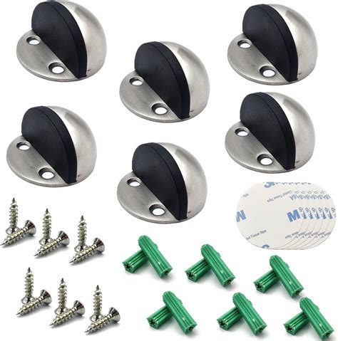 Door Stops, Oval Floor Door Stops Stainless Steel Door Stops Floor ...