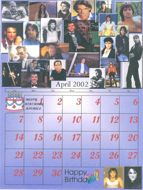 Michael Praed Chest Hair Moments - 2002 Calendars