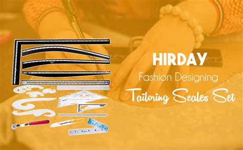 HIRDAY? Complete Fashion Designing Tailoring Scales Set of 15 : Amazon ...