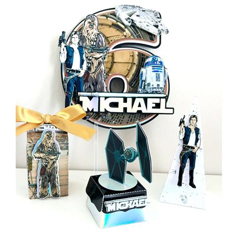 Star Wars Kit Decor Party, Cake Topper, Star Wars Birthday Decorations ...
