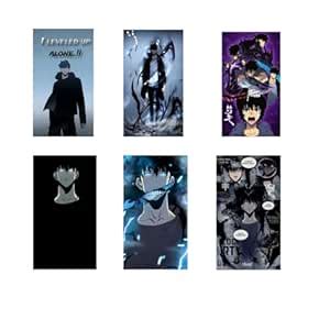 Solo leveling Anime posters | set -10 Posters | A4 Size : Amazon.in ...