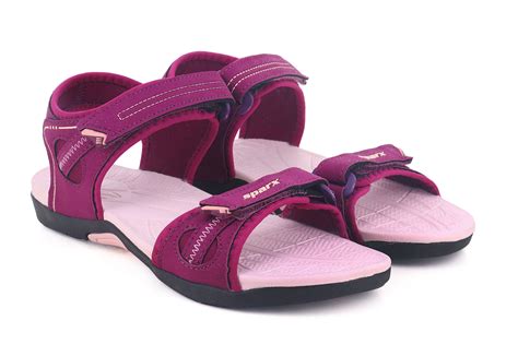 Sparx Purple Sandals for Women SS-650 | Sandals & Slippers Online ...