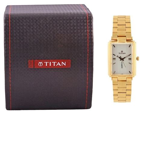 Buy Online Titan Quartz Analog with Day and Date White Dial Watch for ...