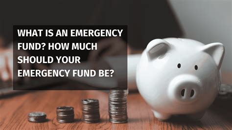 What Is An Emergency Fund? How Much Should Your Emergency Fund Be?