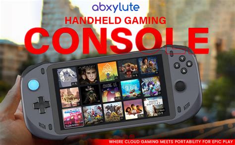 Abxylute Handheld Gaming Console Streaming 1080P 7-Inch Portable ...