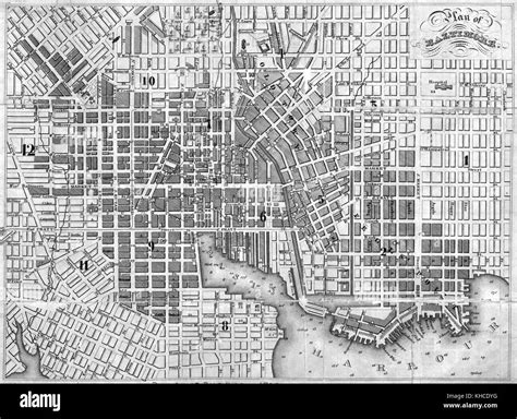 Maryland map 1800s hi-res stock photography and images - Alamy
