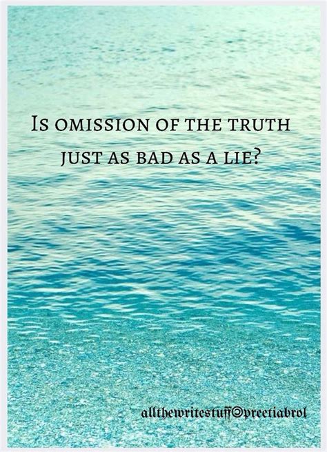 lies by omission quotes