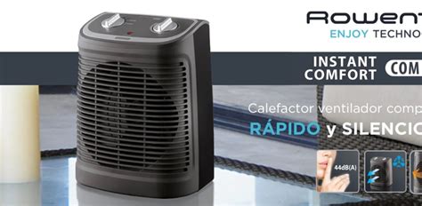 ¡Haz frente al frío! Calefactor Rowenta Instant Comfort a un precio ...