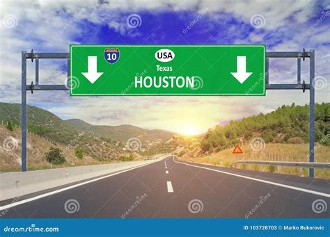 Houston Texas Road Sign